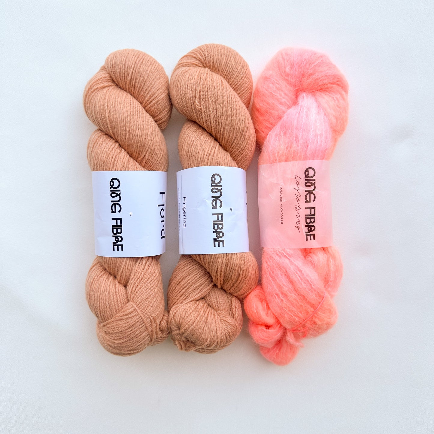 Romola Wrap Kit - Fjord & Melted Baby Suri - Old Coral & Shrimp