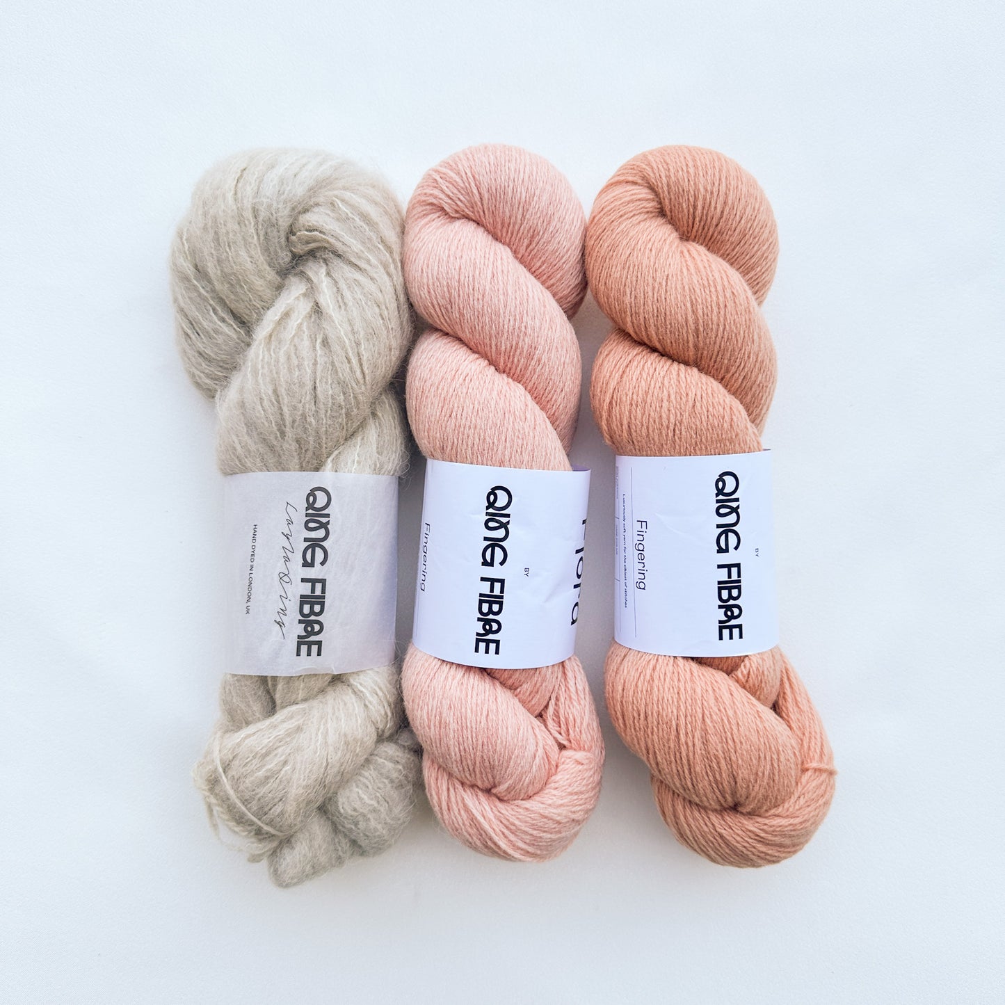 Romola Wrap Kit - Fjord & Melted Baby Suri - Old Coral, Lemonade & Pewter