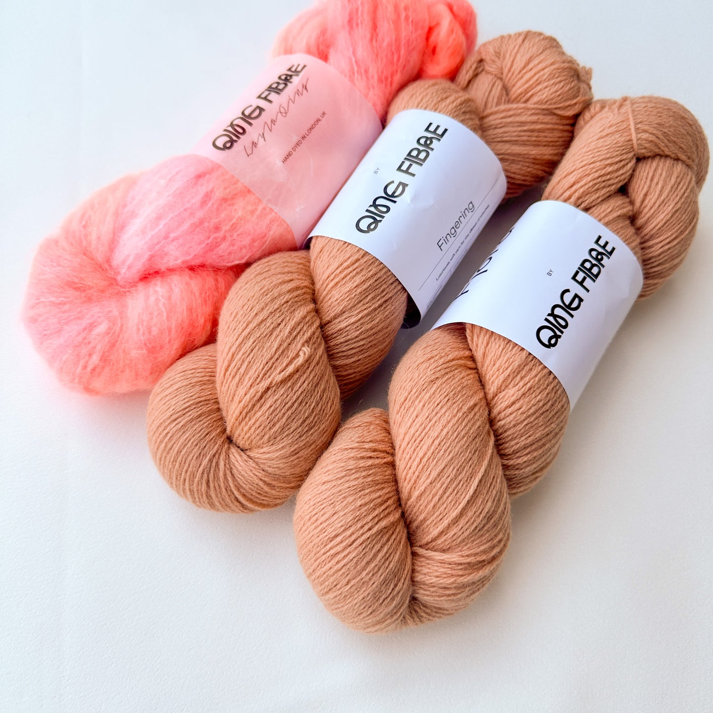Romola Wrap Kit - Fjord & Melted Baby Suri - Old Coral & Shrimp