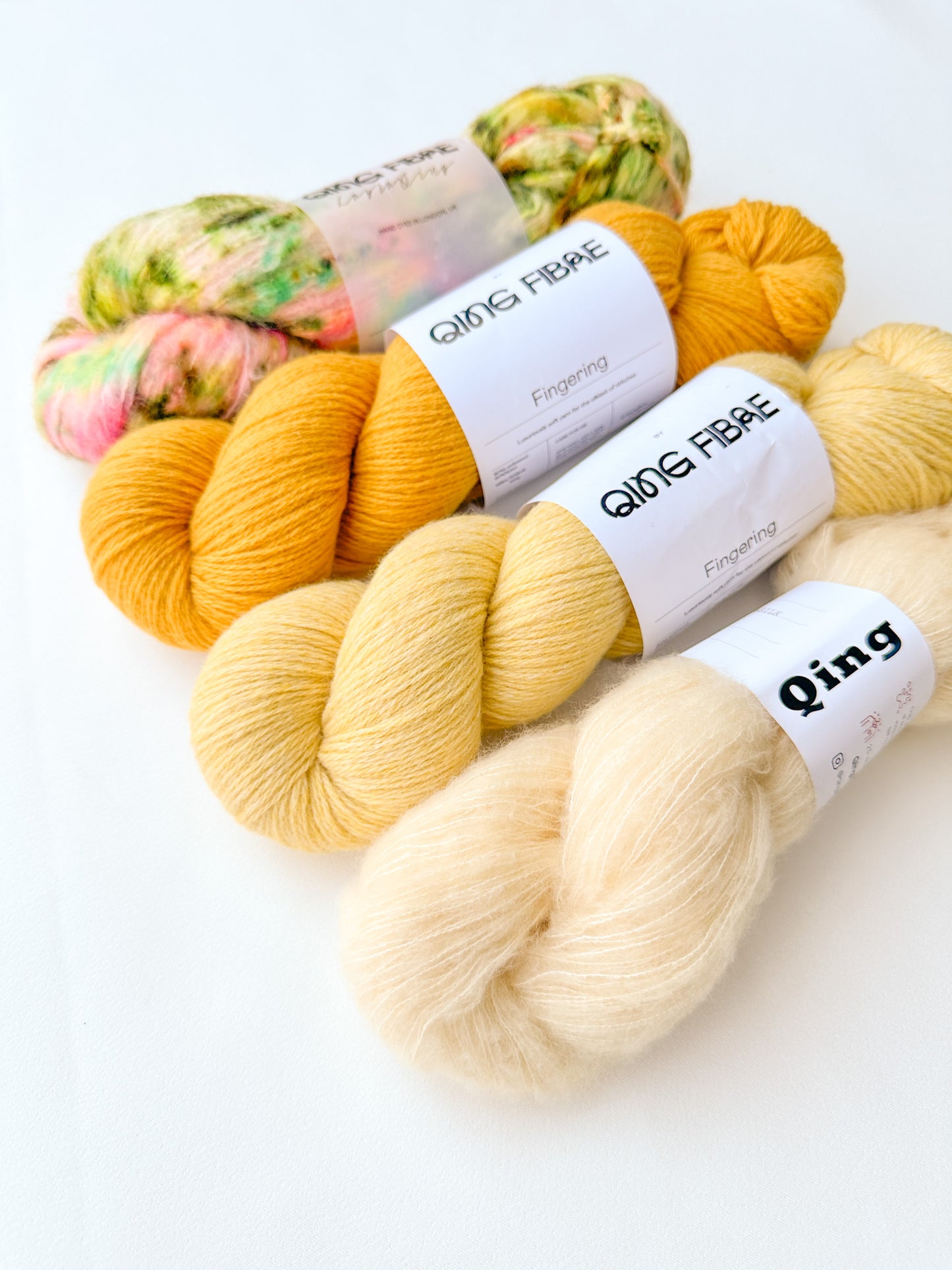 Romola Wrap Kit - Melted Baby Suri, Fjord & Veranita - Butterscotch, Corn, Duckling & Cherry Hill