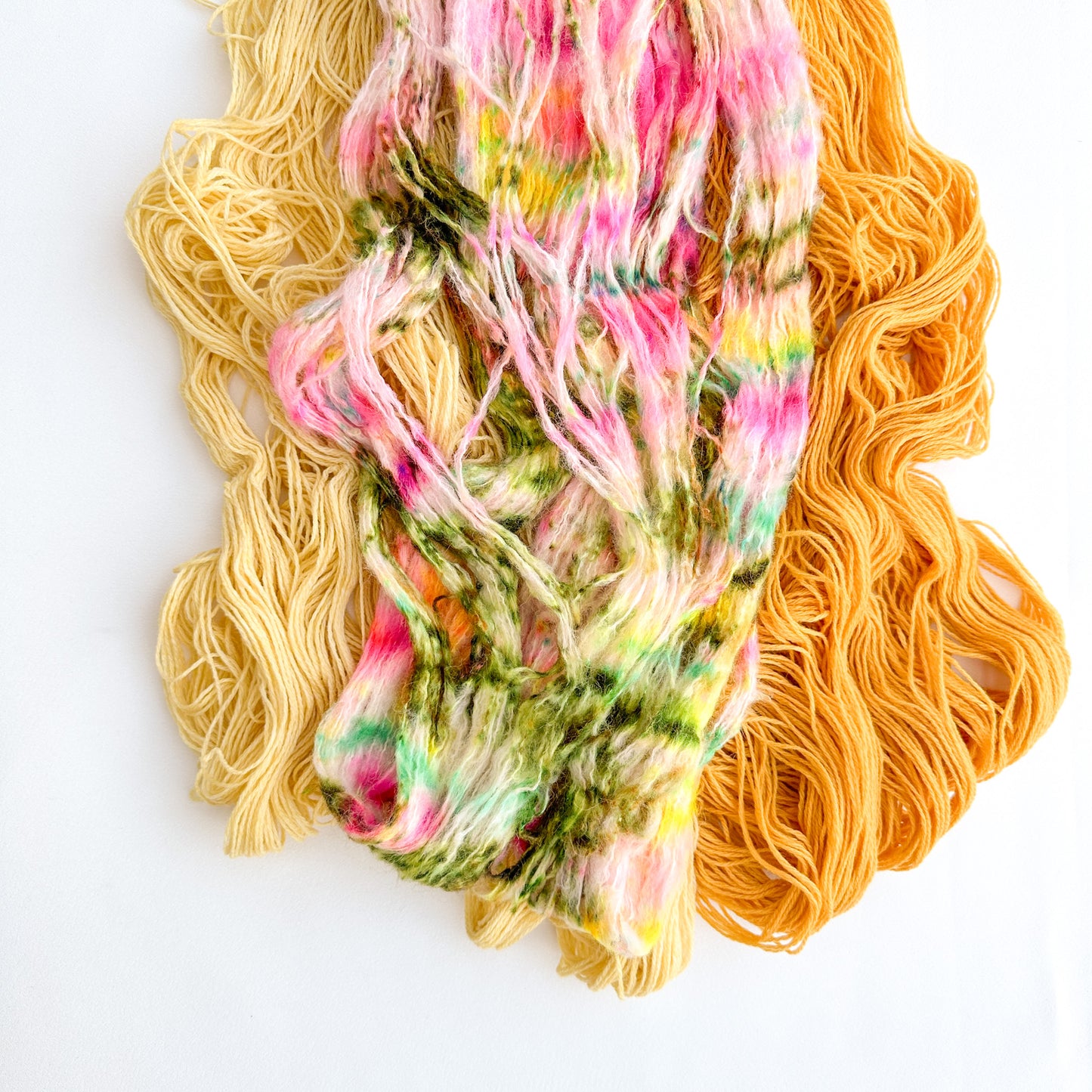 Romola Wrap Kit - Melted Baby Suri, Fjord & Veranita - Butterscotch, Corn, Duckling & Cherry Hill