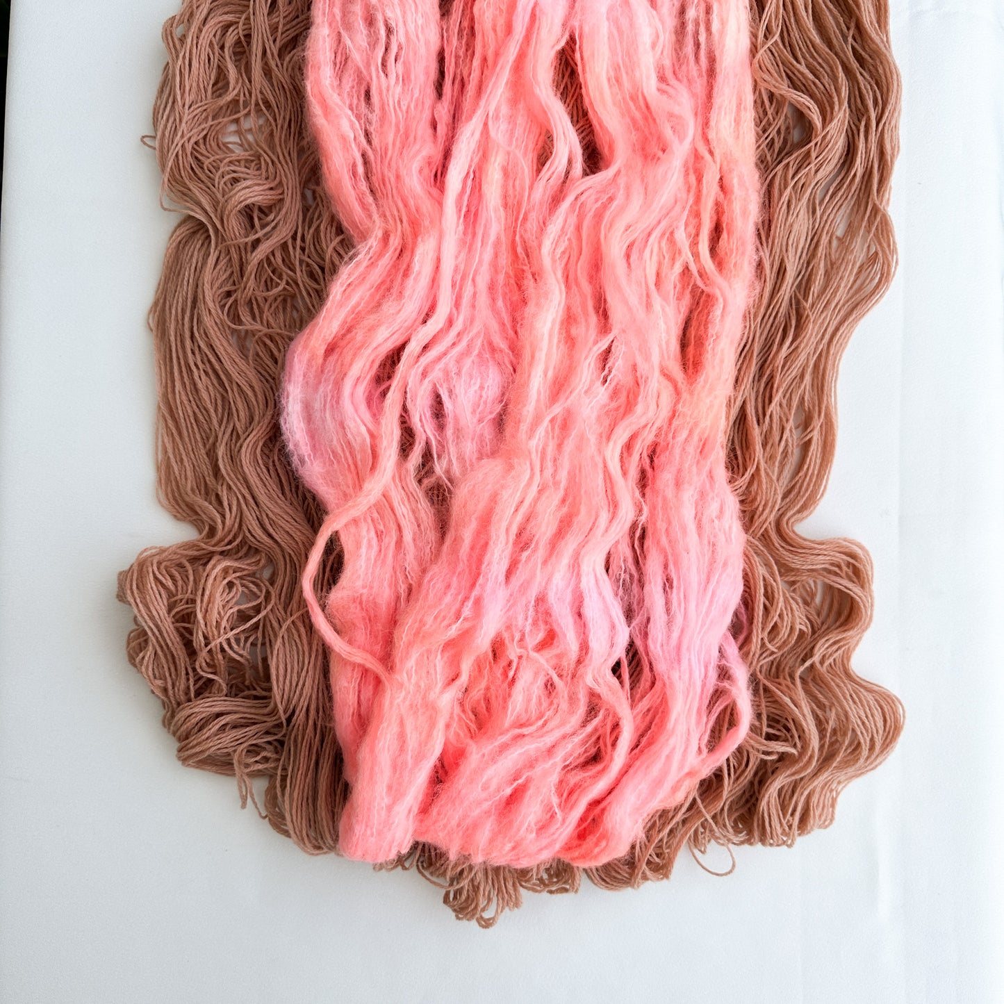 Romola Wrap Kit - Fjord & Melted Baby Suri - Old Coral & Shrimp
