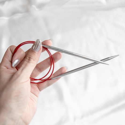 ChiaoGoo 32" Red Lace Circular Knitting Needles 5.5mm