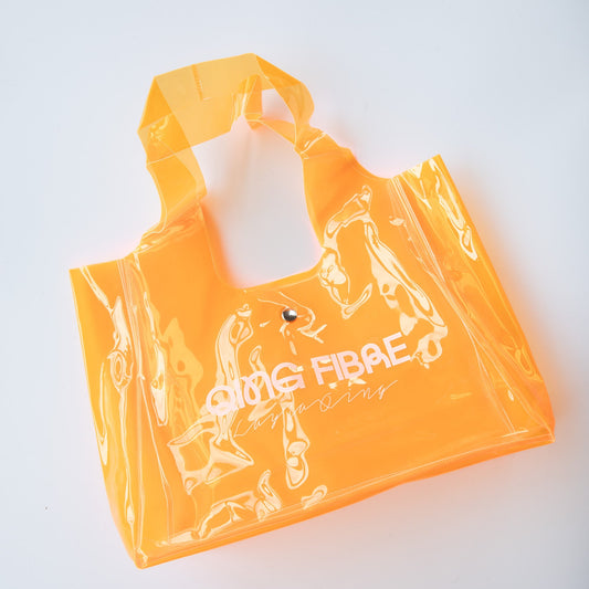 QING FIBRE Orange PVC Project Bag