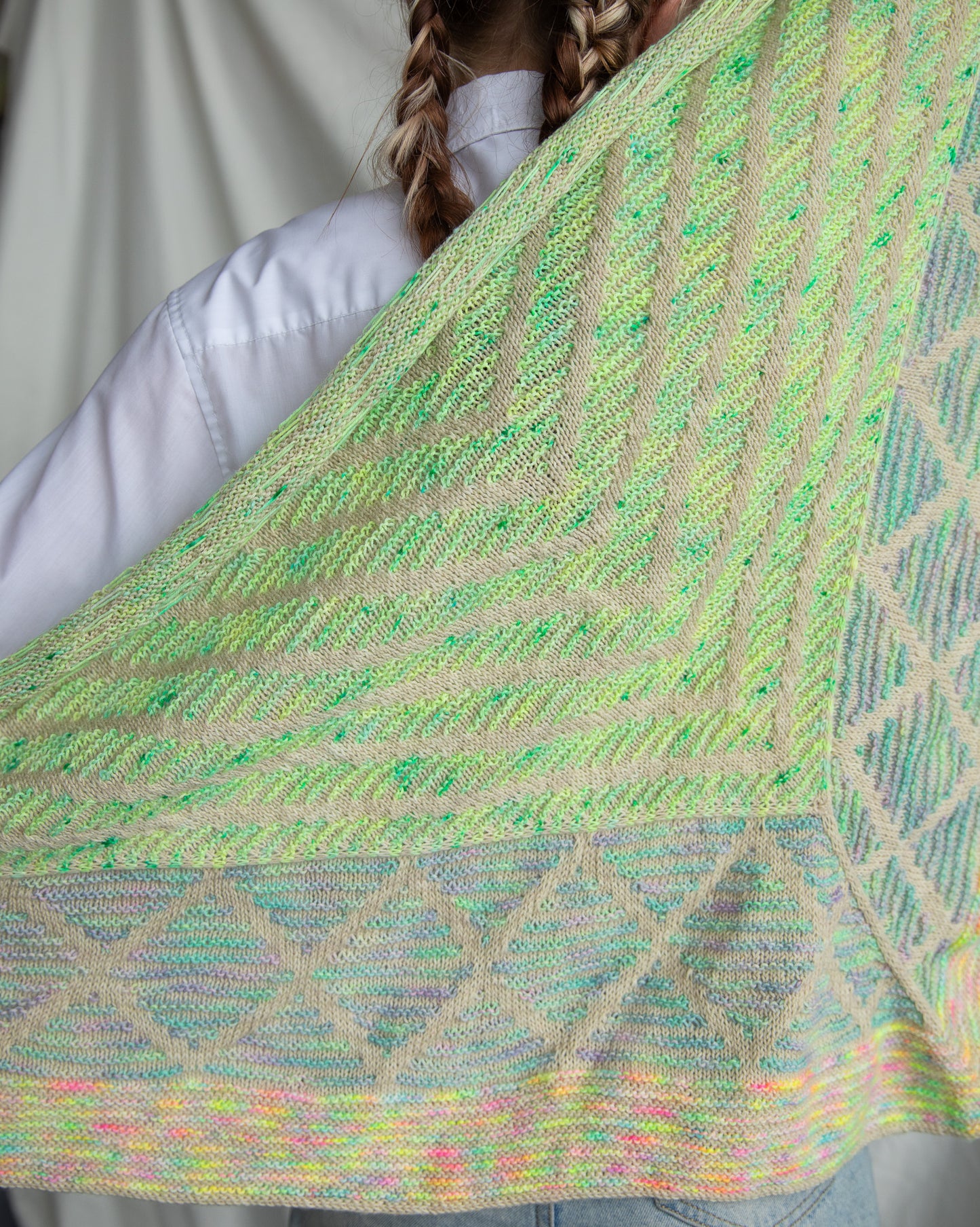 PRE-ORDER - West Knits Slipping Tiles Shawl Kit