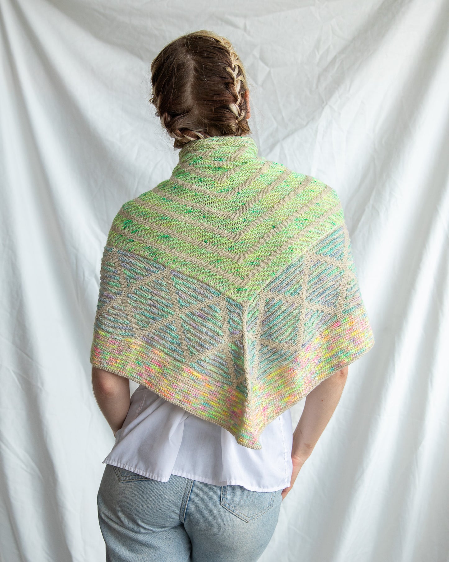 PRE-ORDER - West Knits Slipping Tiles Shawl Kit