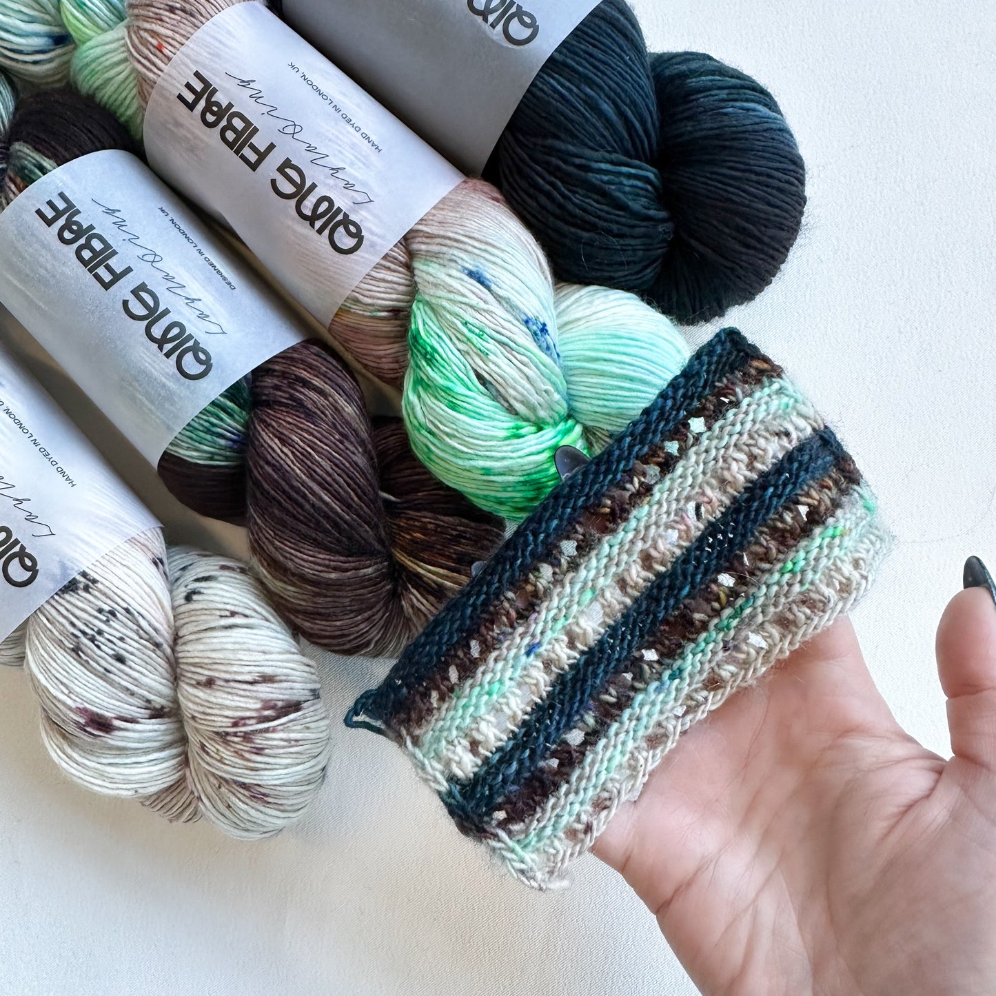 WestKnits 'Geogradient' Kits - Dashing Sassy - Fossil, Glacier, Jurassic, Solstice