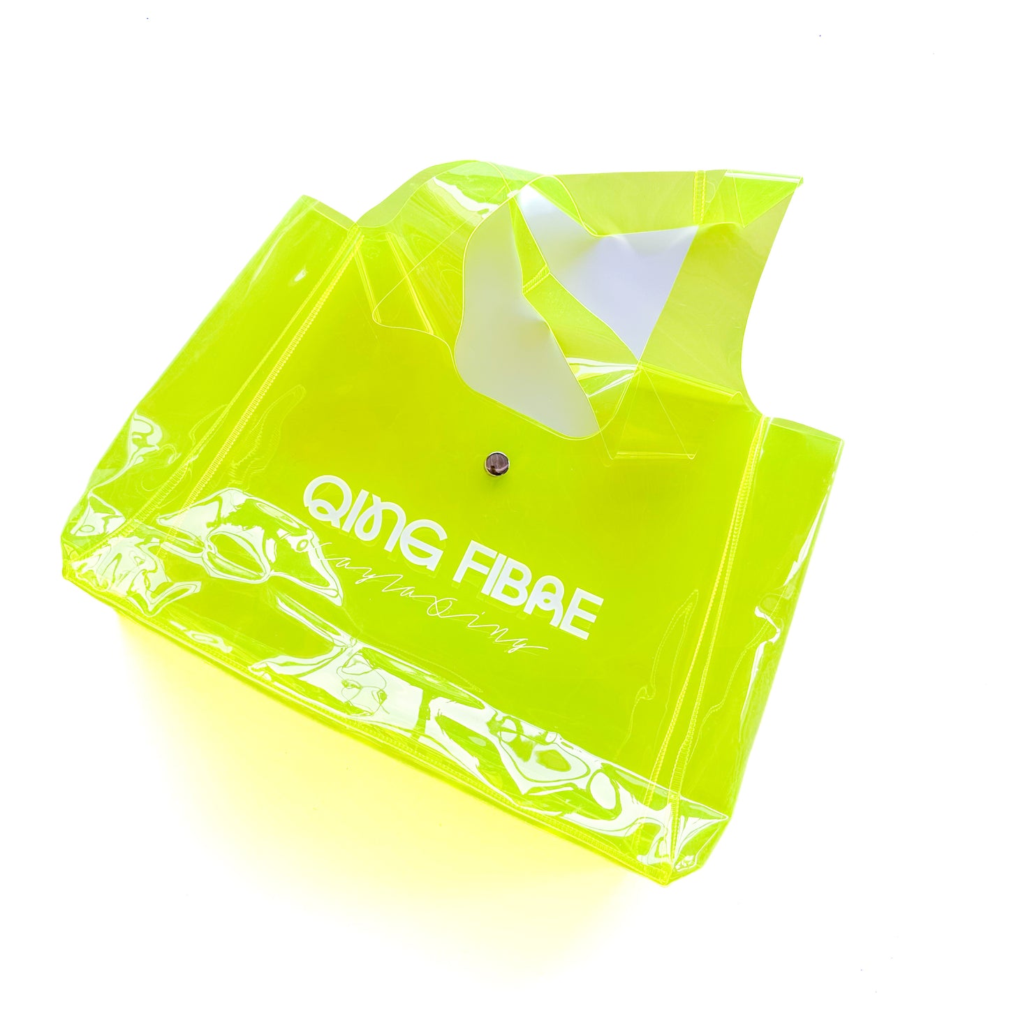 QING FIBRE Yellow PVC Project Bag