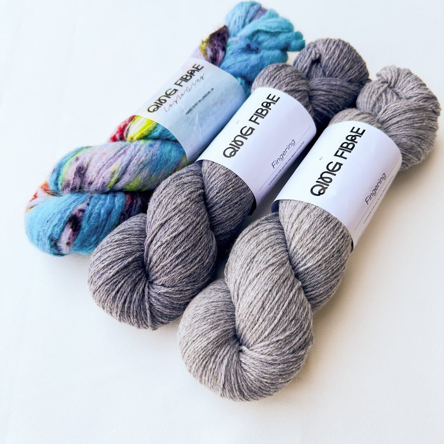 Romola Wrap Kit - Fjord & Melted Baby Suri - Koala, Iced Cube & Barefoot