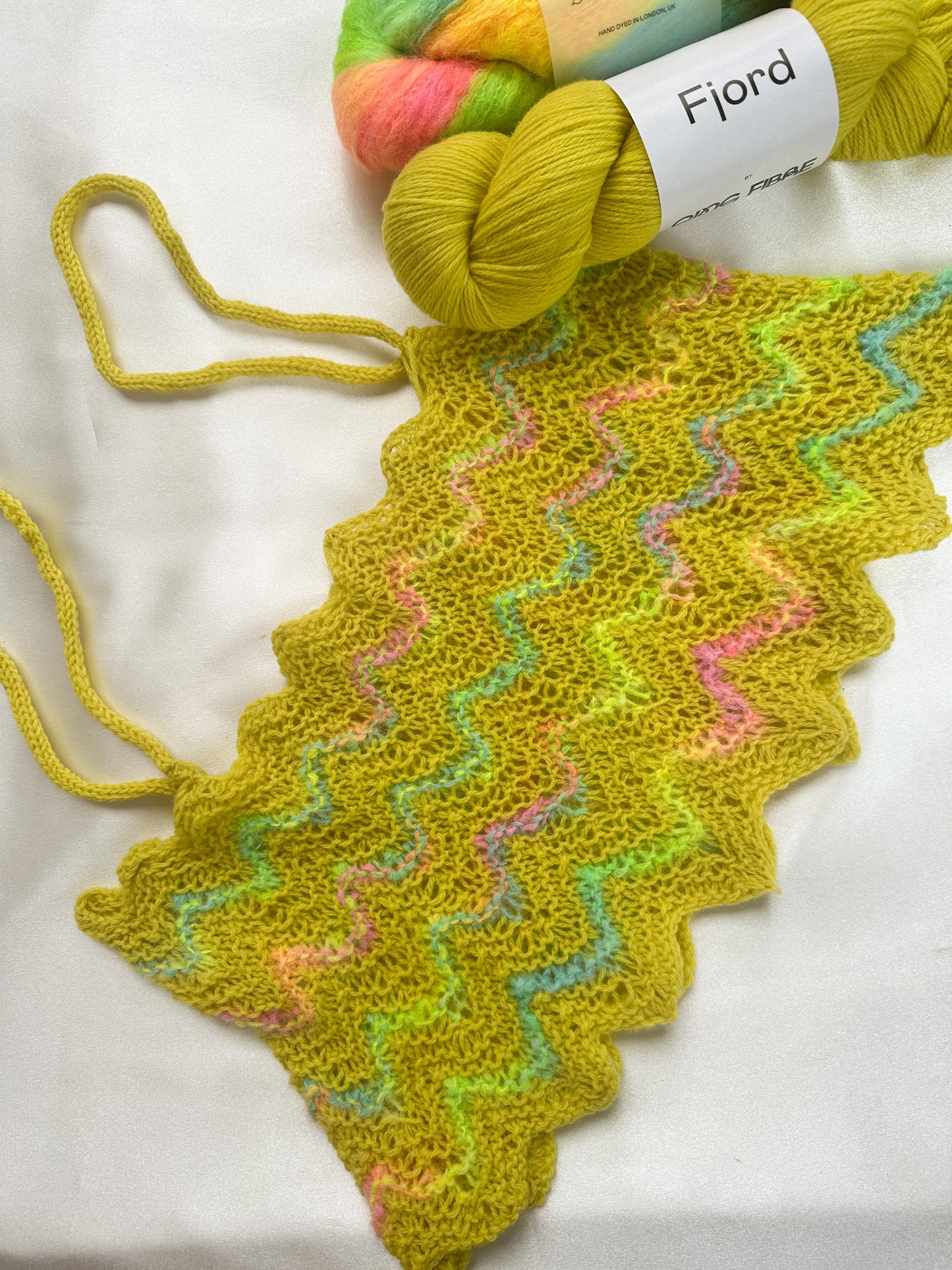 Snaking Vest / Mini Dress Kit - Melted Baby Suri & Fjord - Utopia & Lime
