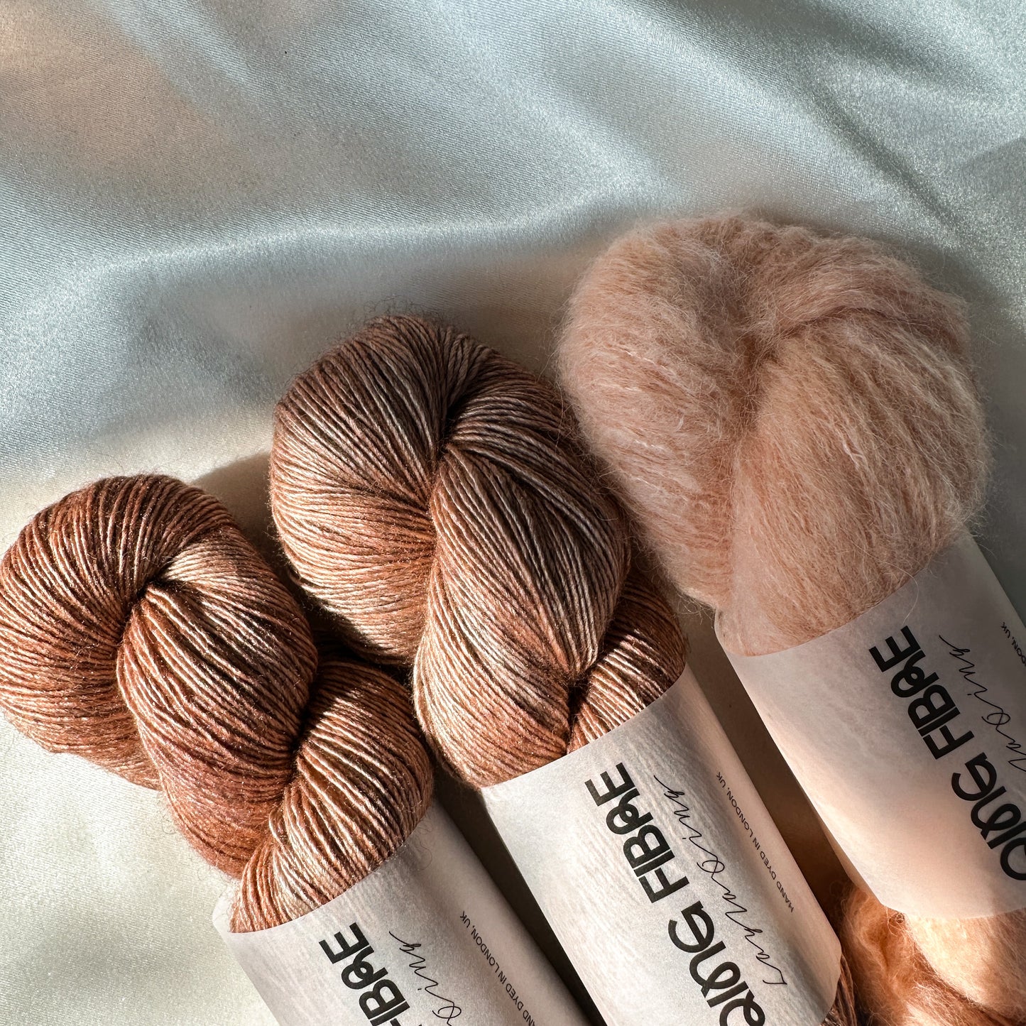 Drea Renee Knits Pink Velvet Sweater Kit - Peachy