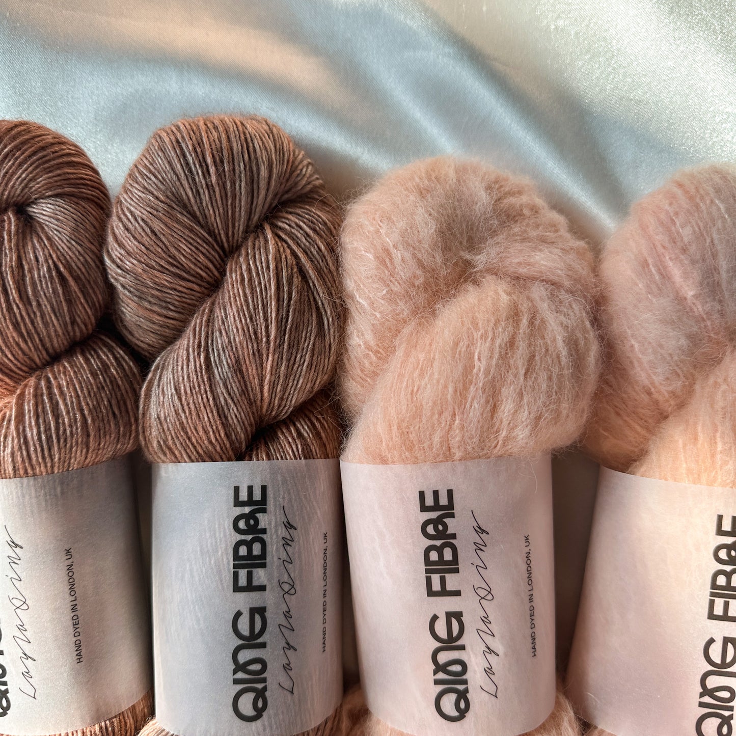 Drea Renee Knits Pink Velvet Sweater Kit - Peachy