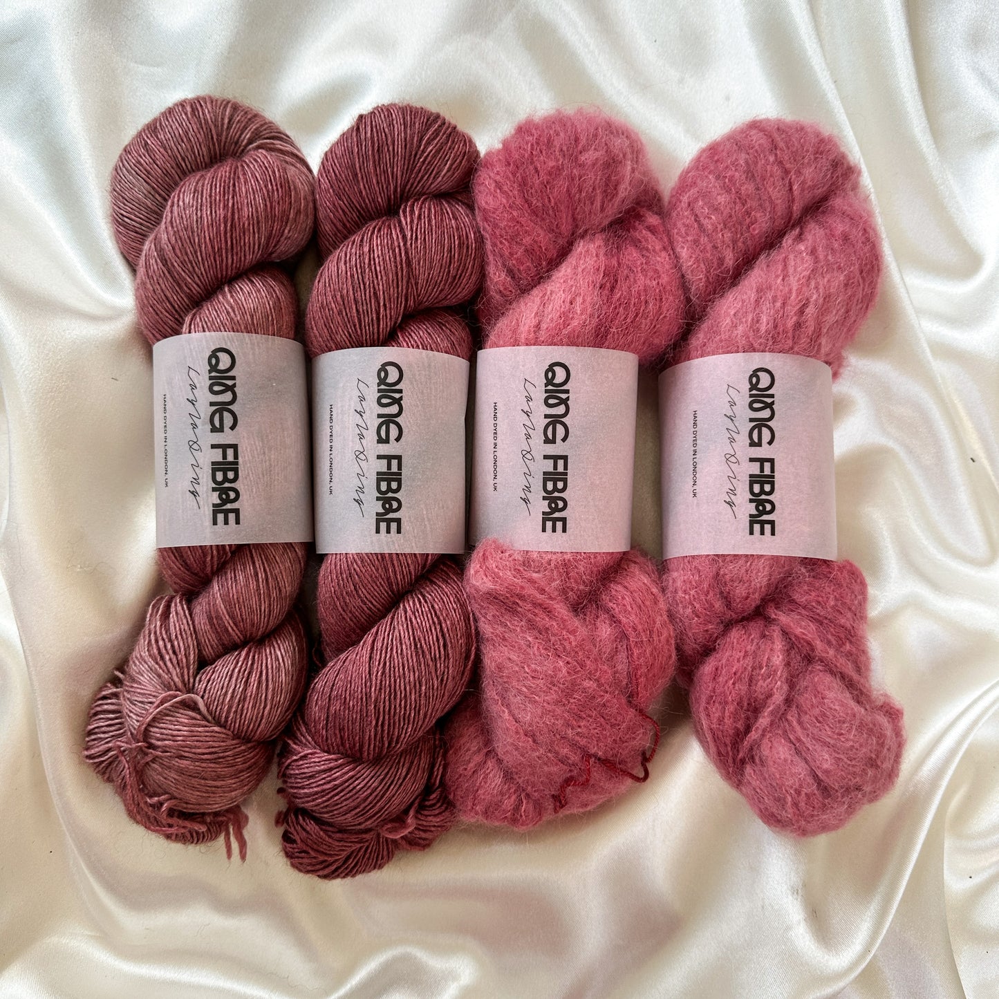 Drea Renee Knits Pink Velvet Sweater Kit - Miracle Berry