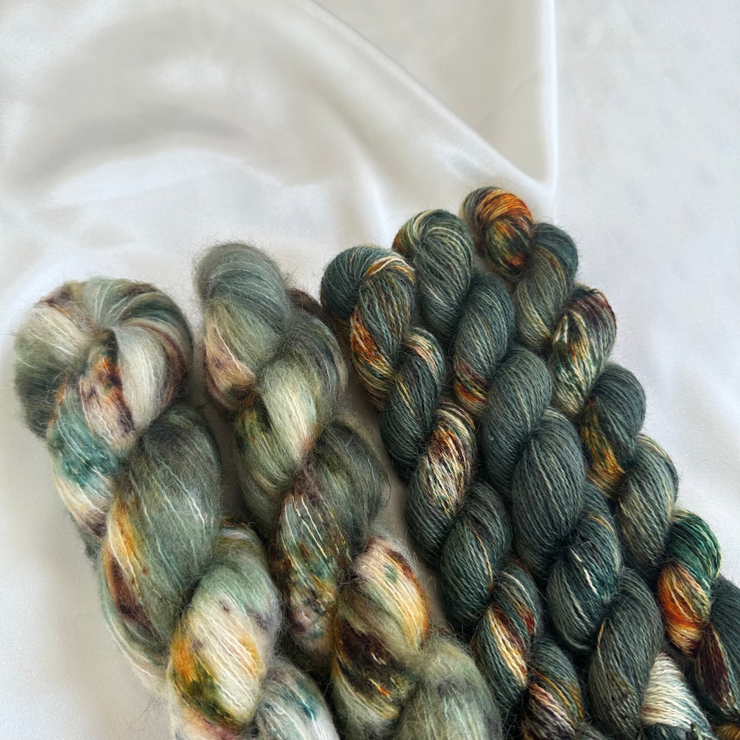 Kara's To Be So Lonely Sweater Kit - Kid Mohair Silk & Wensleyhaze - Siren