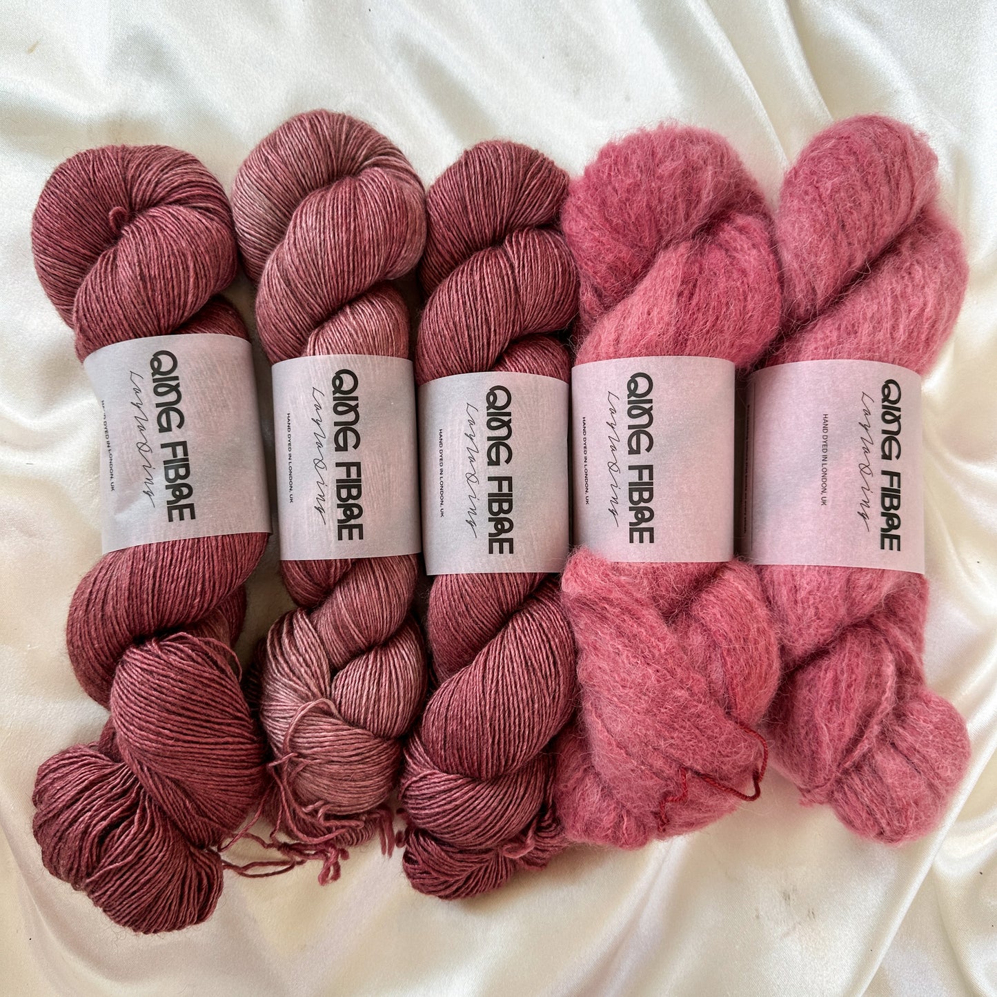 Drea Renee Knits Pink Velvet Sweater Kit - Miracle Berry