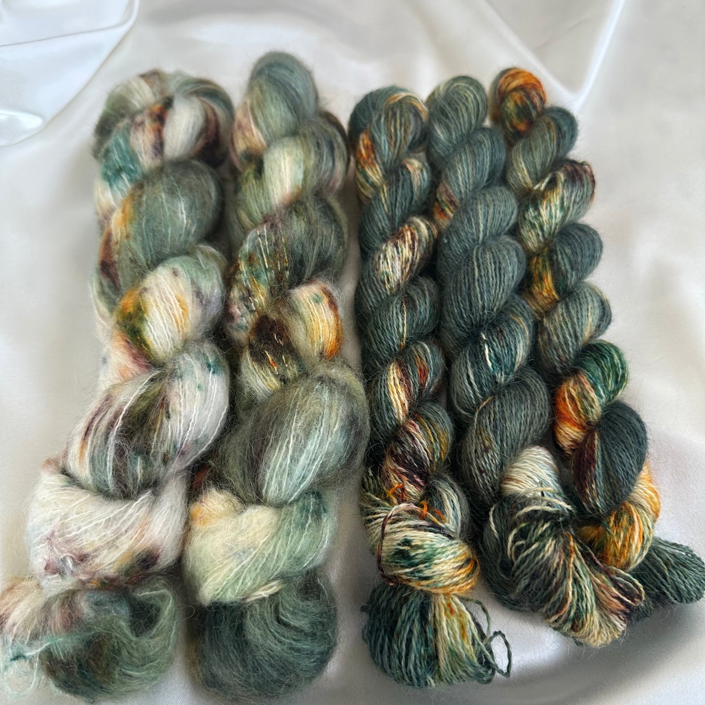 Kara's To Be So Lonely Sweater Kit - Kid Mohair Silk & Wensleyhaze - Siren