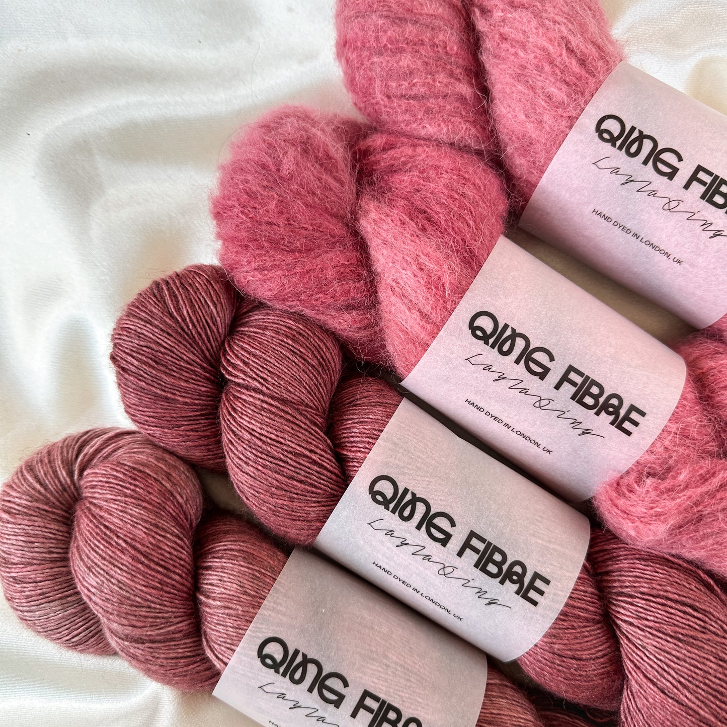 Drea Renee Knits Pink Velvet Sweater Kit - Miracle Berry