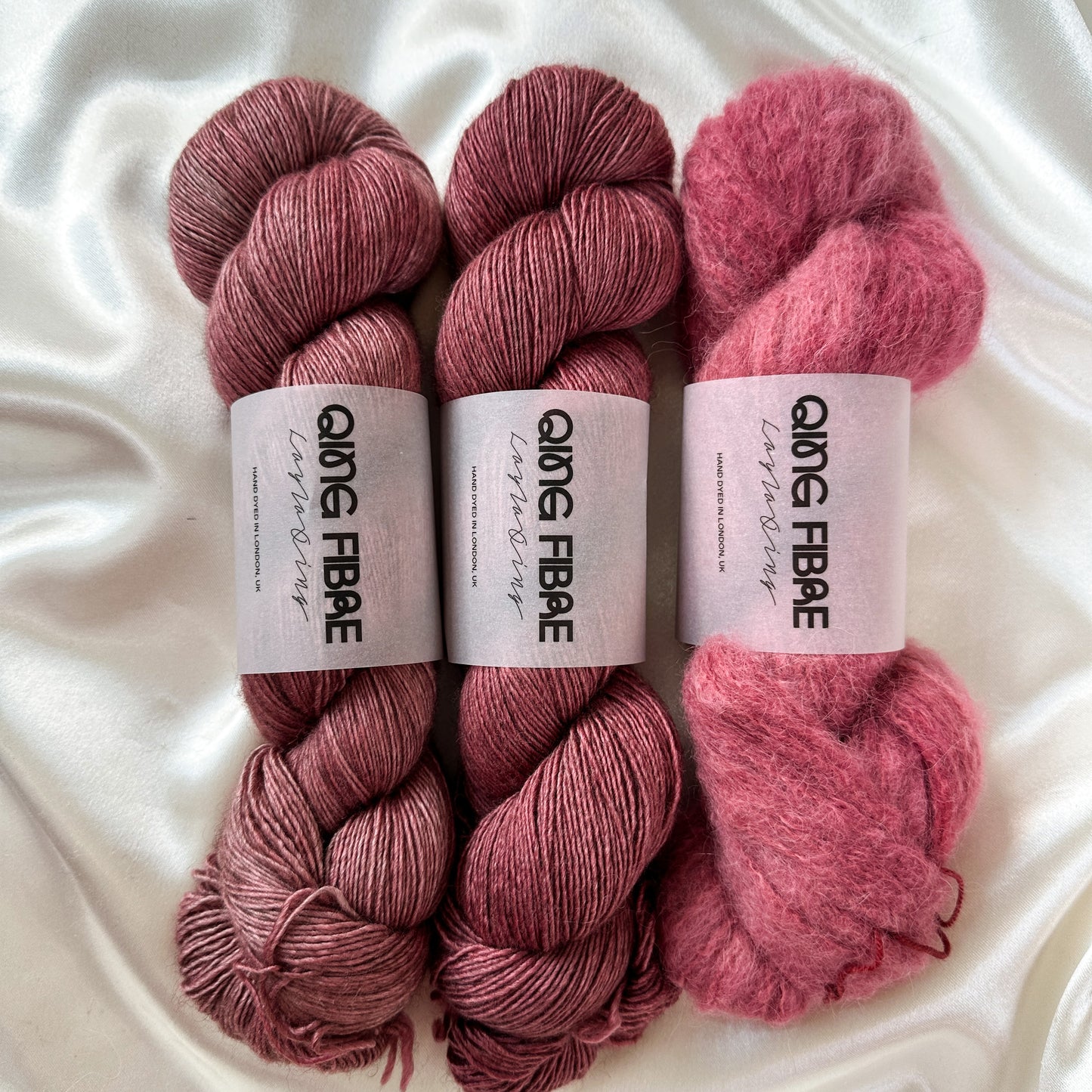 Drea Renee Knits Pink Velvet Sweater Kit - Miracle Berry