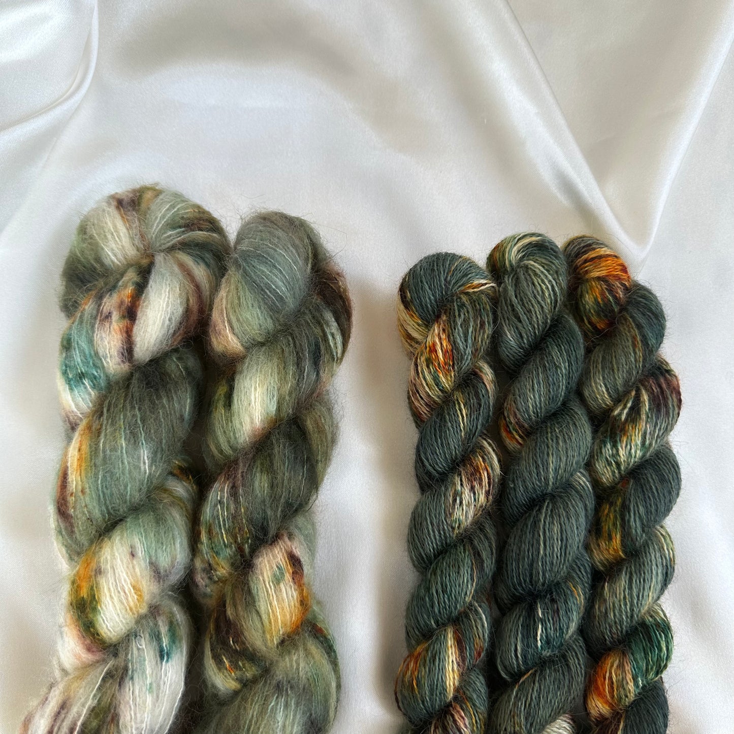Kara's To Be So Lonely Sweater Kit - Kid Mohair Silk & Wensleyhaze - Siren