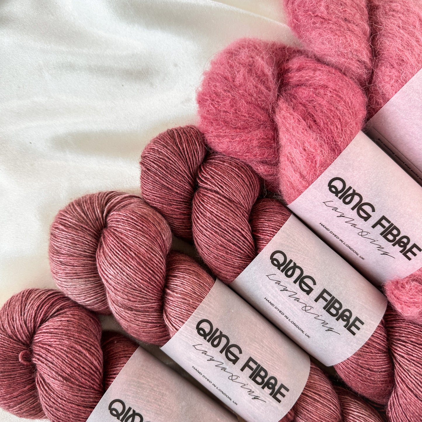Drea Renee Knits Pink Velvet Sweater Kit - Miracle Berry