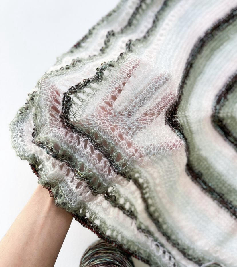 WestKnits 'Geogradient' Kits - Dashing Sassy & Veranita - Jurassic, Paris, Pistachio & Tea