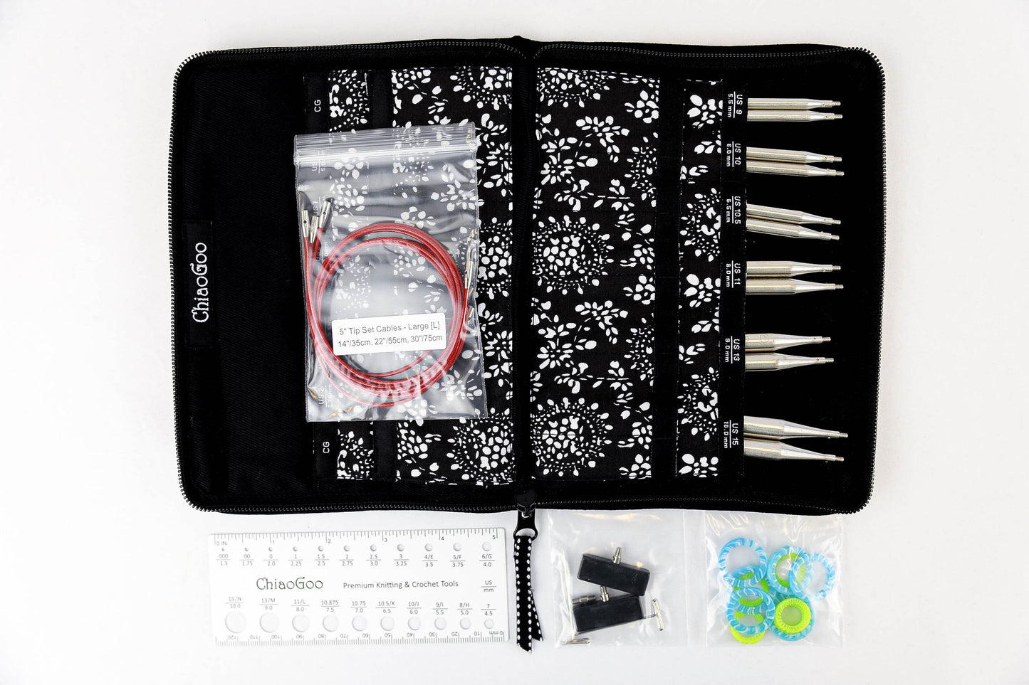 ChiaoGoo TWIST Red Lace Interchangable Needle Set
