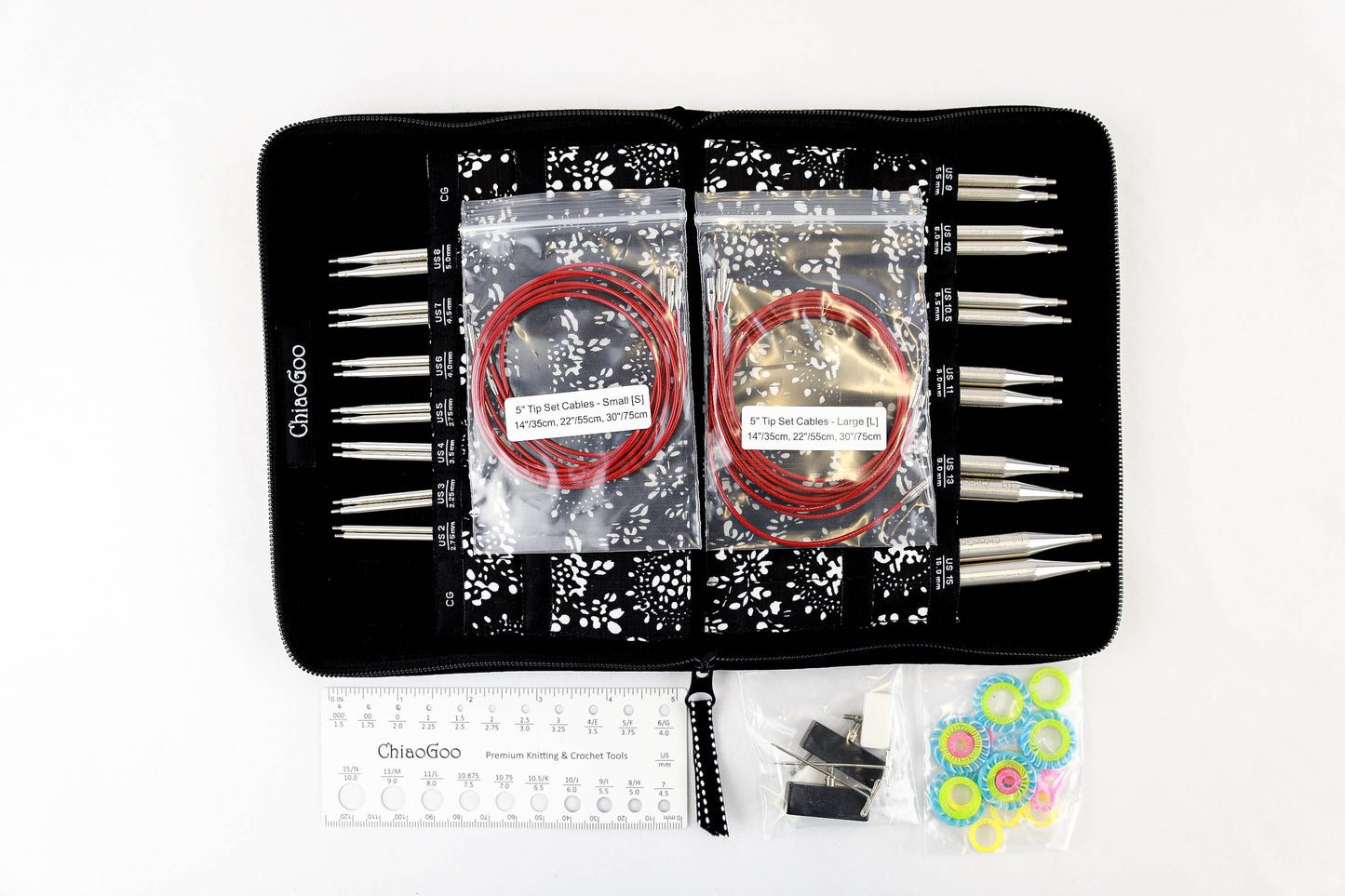 ChiaoGoo TWIST Red Lace Interchangable Needle Set