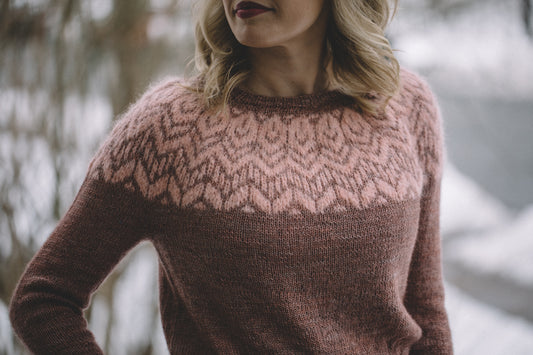 The Spring Sweater, Pink Velvet!