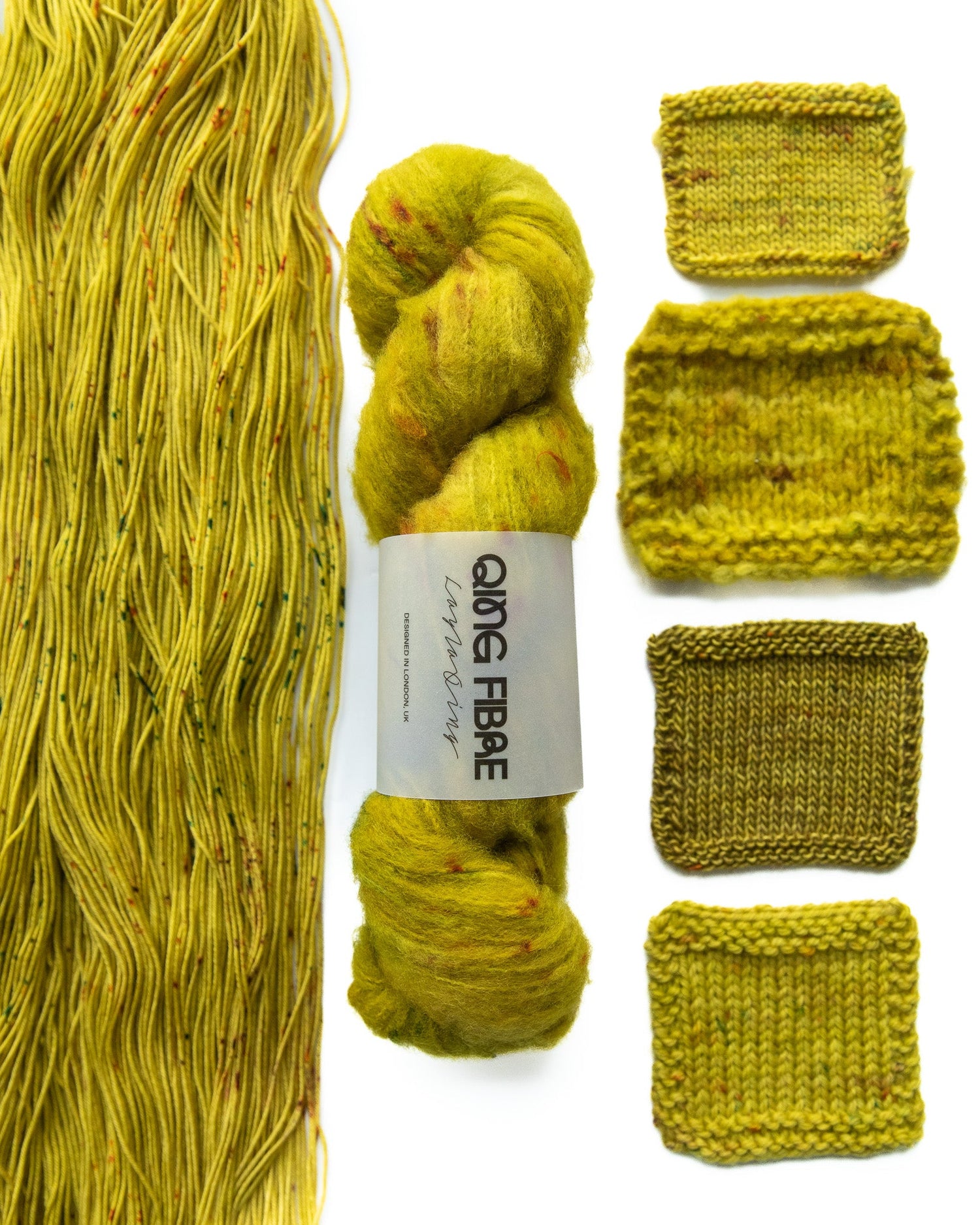 qing fibre handdyed yarn knitting