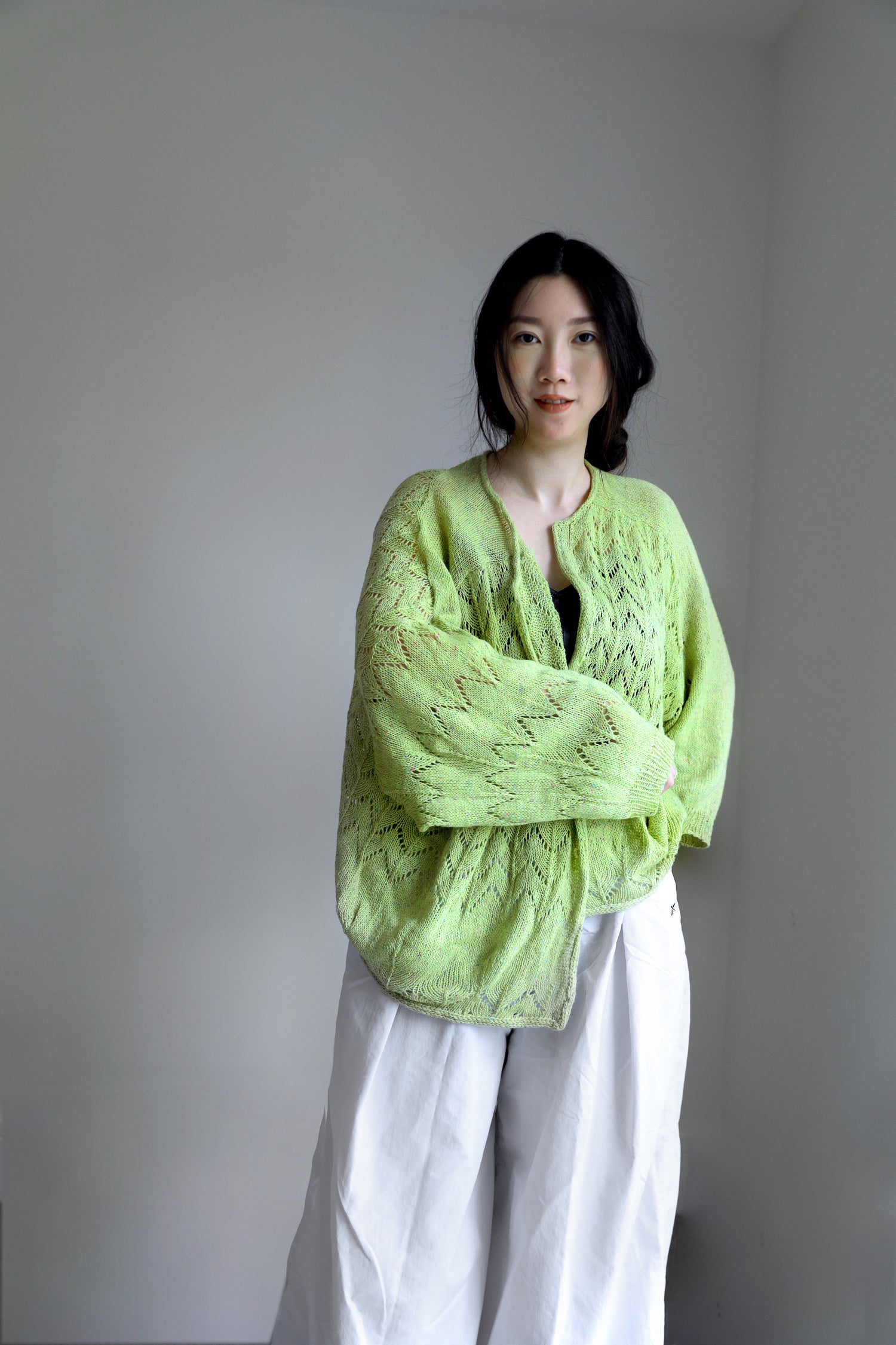 Soufflé Batwing Cardigan yarns!