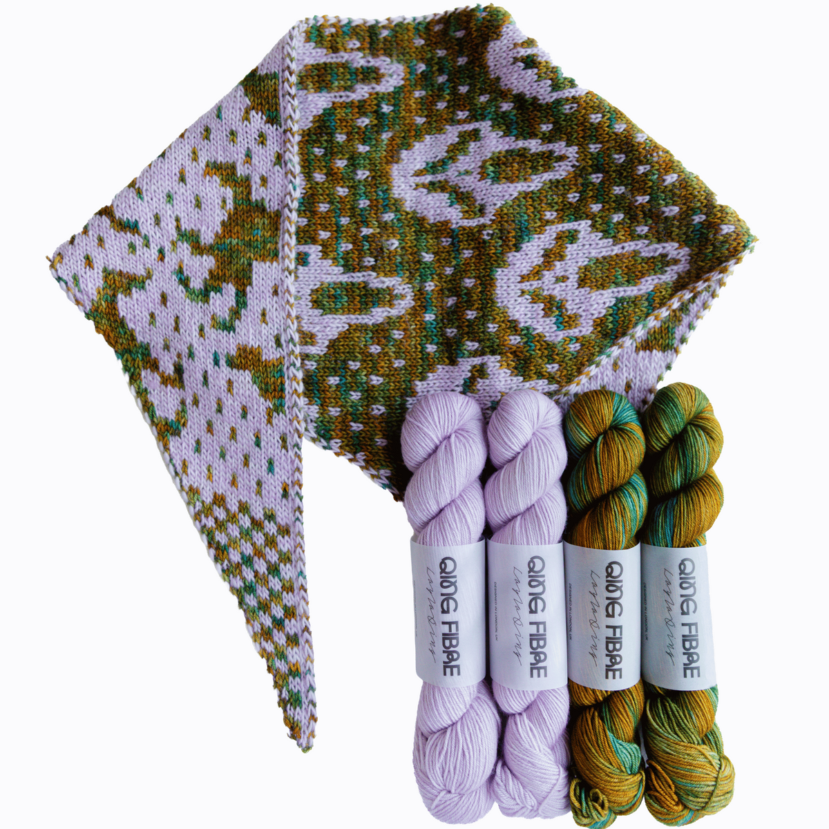 Slasher Poltergeist Scarf Knitting Kit – Nyx & Thistle – Qing Fibre