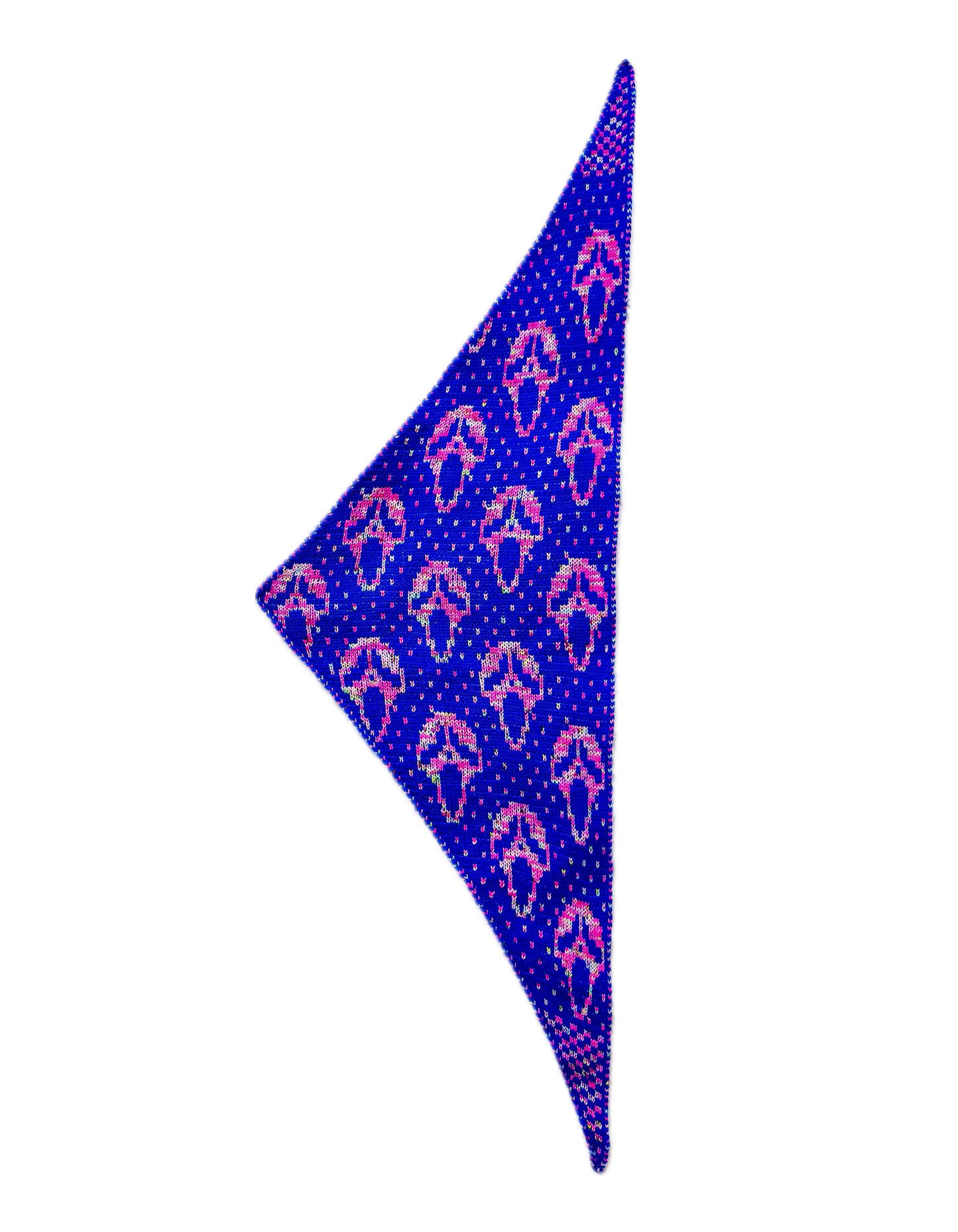 The Slasher Poltergeist Triangle Scarf Kit Flamingo and Hero