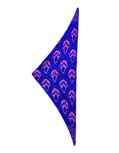 The Slasher Poltergeist Triangle Scarf Kit Flamingo and Hero