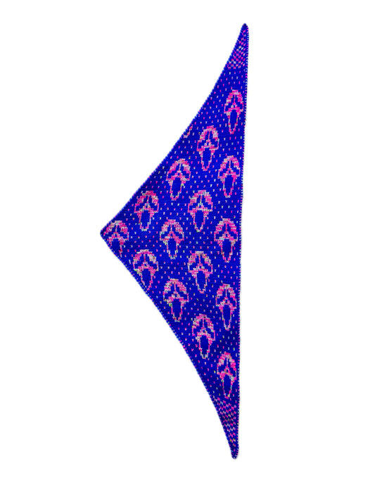 The Slasher Poltergeist Triangle Scarf Kit Flamingo and Hero