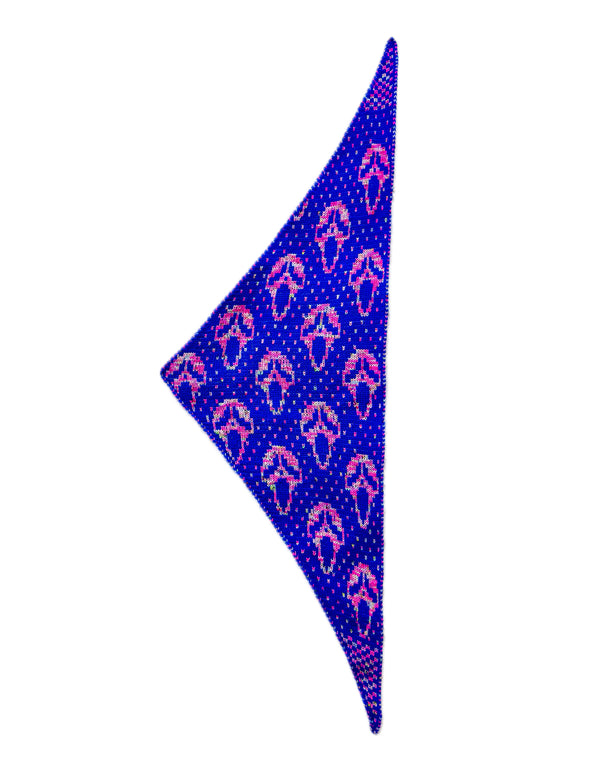 The Slasher Poltergeist Triangle Scarf Kit Flamingo and Hero