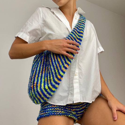 Qing Fibre x Loupy Studio: Gloam Glow Scrunchie Bag Kit