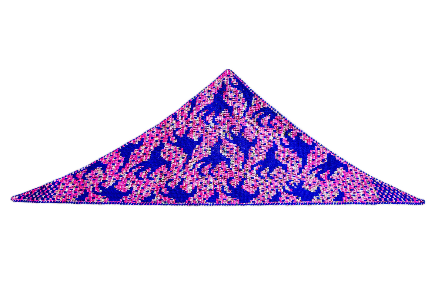 The Slasher Poltergeist Triangle Scarf Kit Flamingo and Hero