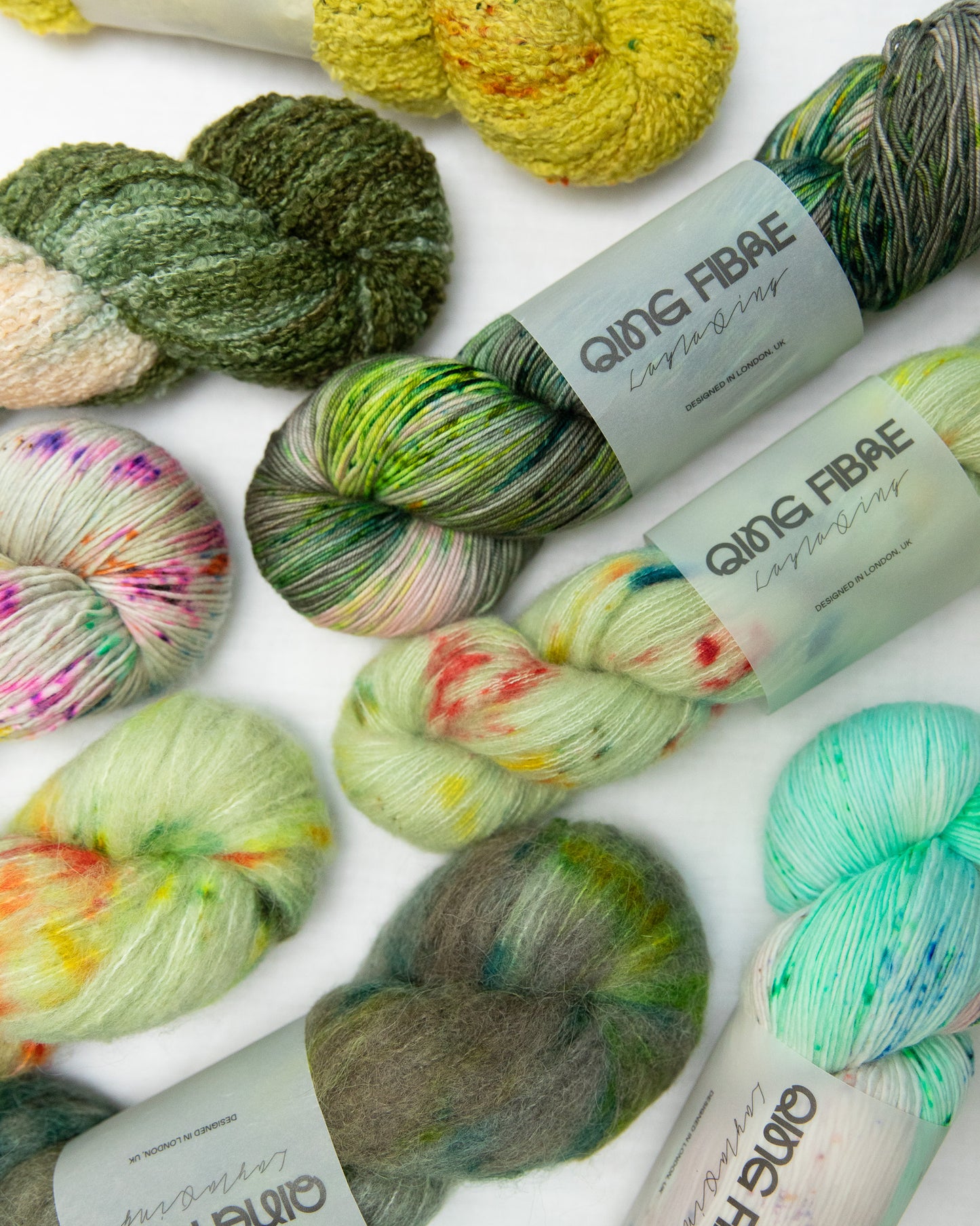 Qingmas Mystery Skein - Greens