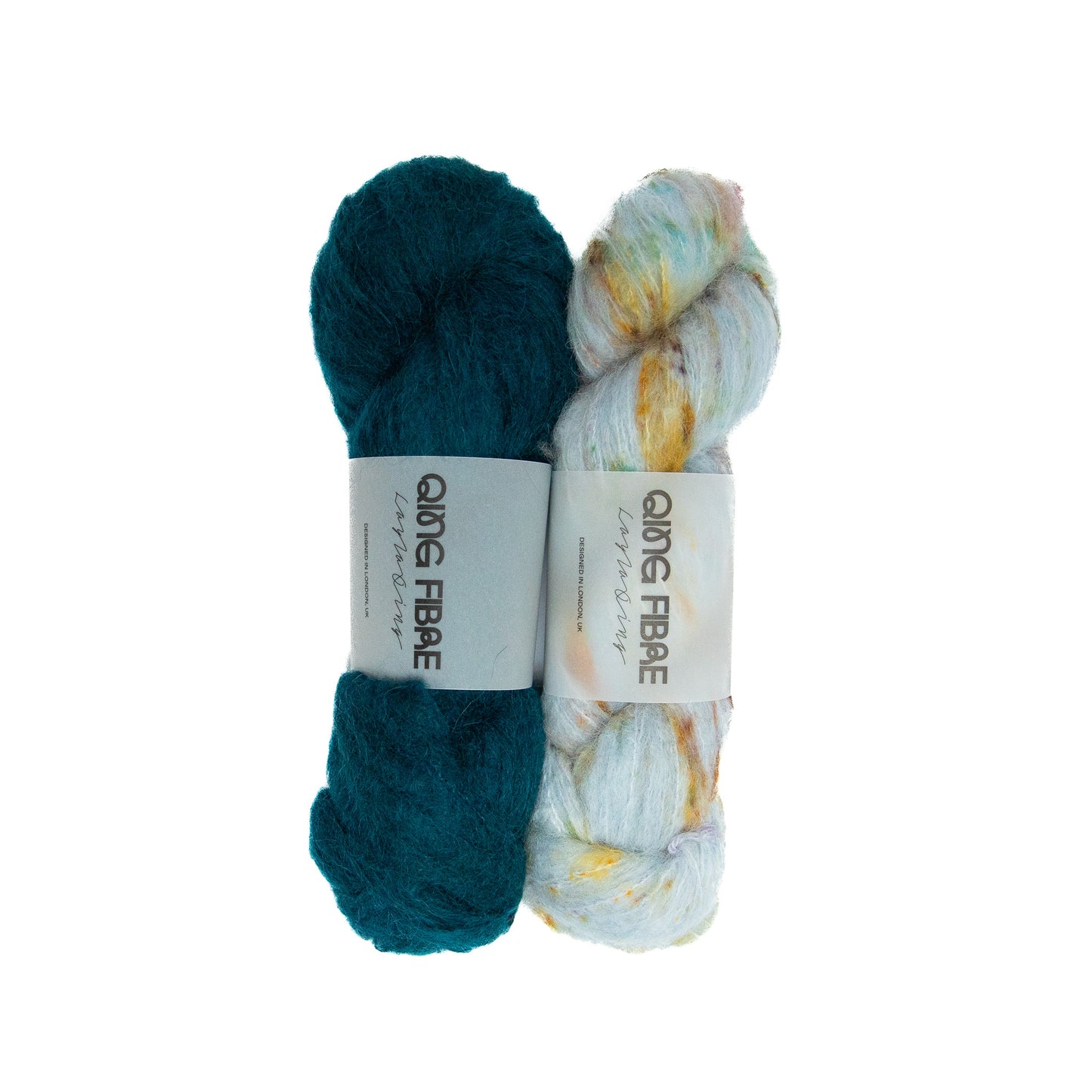 Shadowplay Cardigan Test Kit - Smoke and Okinami in Melted Baby Suri