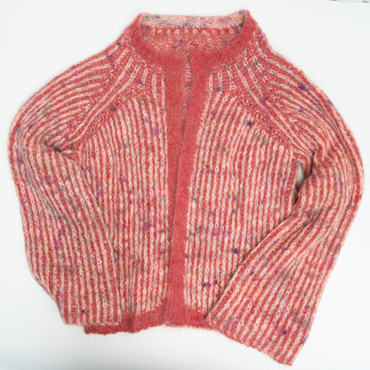 Shadowplay Cardigan Test Kit - Miracle Berry and Rose Tinted in Melted Baby Suri