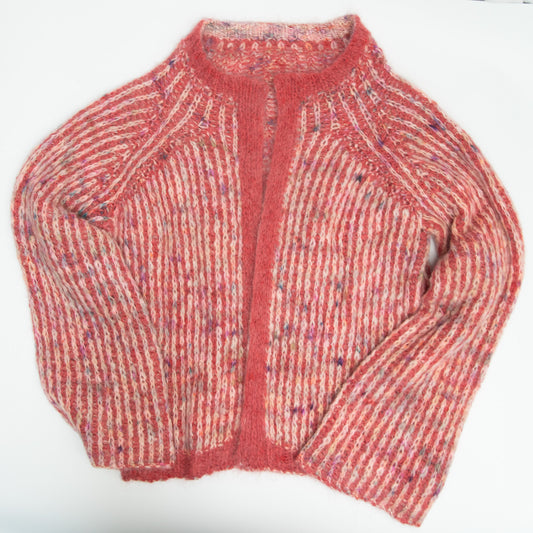 Shadowplay Cardigan Test Kit - Miracle Berry and Rose Tinted in Melted Baby Suri