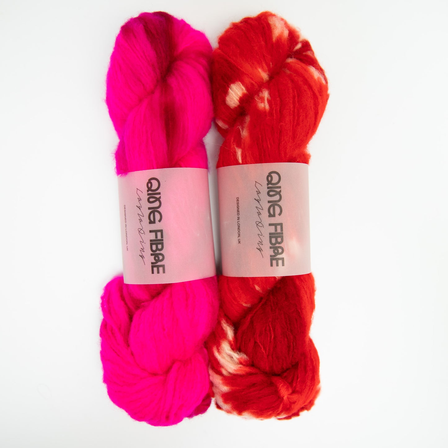 Anxiousgirlknits Frilled to Bits Mitts Kit - Super Floof DK - Kiki and Dragonberry