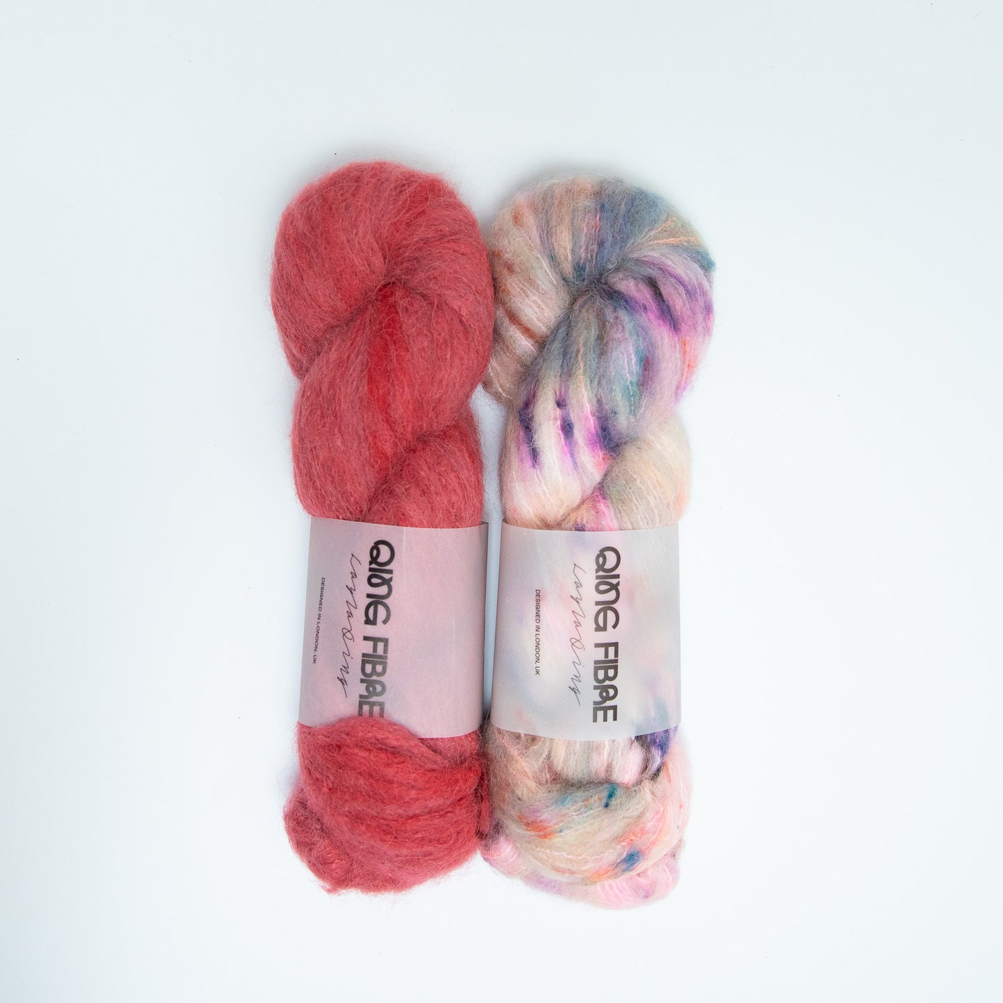 Shadowplay Cardigan Test Kit - Miracle Berry and Rose Tinted in Melted Baby Suri