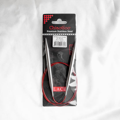 ChiaoGoo 32" Red Lace Circular Knitting Needles 8mm