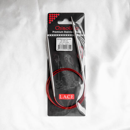 ChiaoGoo 32" Red Lace Circular Knitting Needles 4.5mm