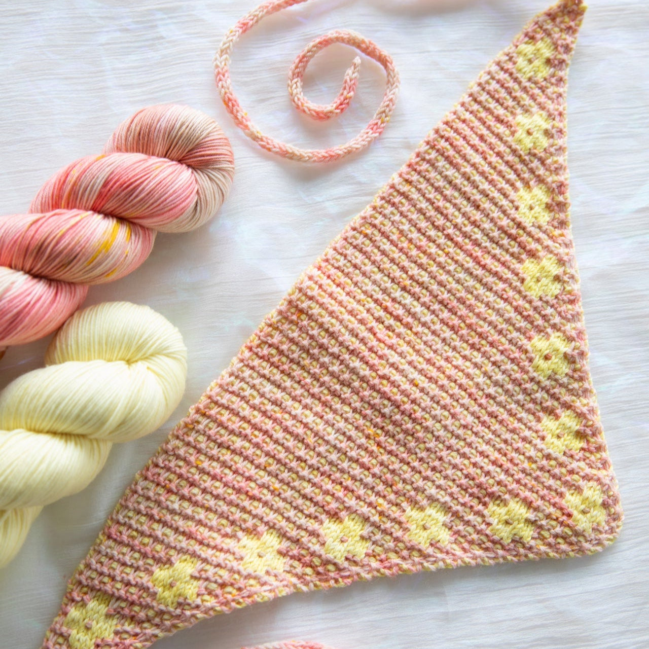 Pressed Flower Kerchief Kit -  S/S25 Bon Bon & Cocoon