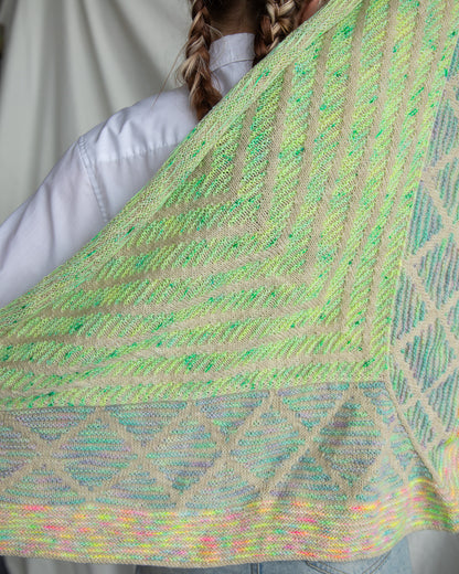 PRE-ORDER - West Knits Slipping Tiles Shawl Kit