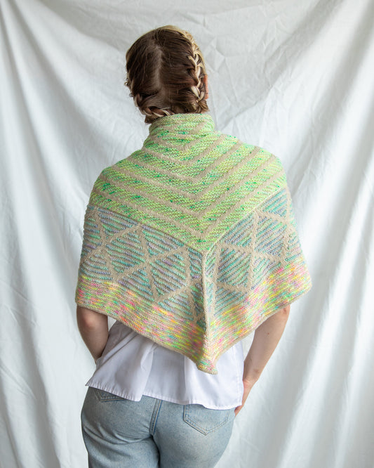 PRE-ORDER - West Knits Slipping Tiles Shawl Kit