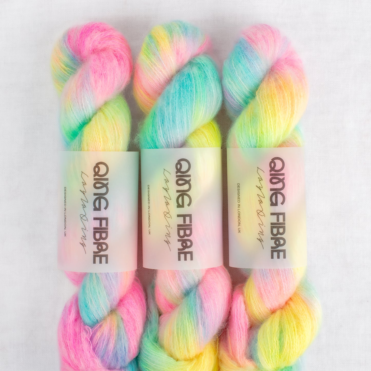 Harlequin Shawlette - Rocket and Flying Saucer