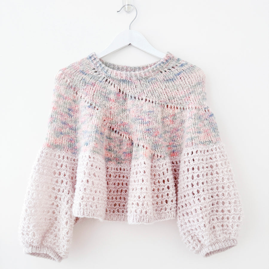 Ice Cream Cone Top Knit Kit - Melted Baby Suri